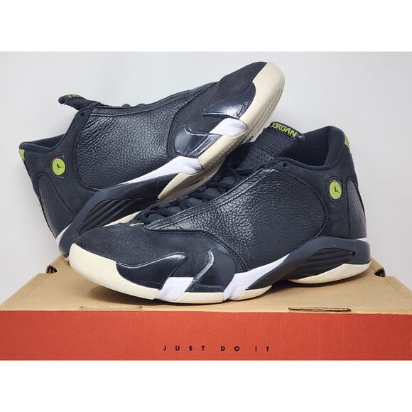 Air Jordan 14 Retro INDIGLO 487471-005 Size 11.5 WORN - Picture 1 of 8